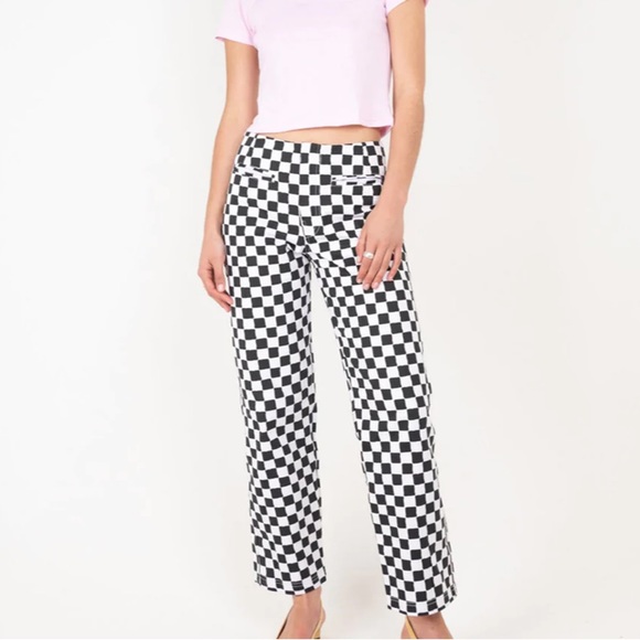 Holiday the Label CHECK KOKOMO PANT - BLACK - Size XS - barely worn - Picture 2 of 3